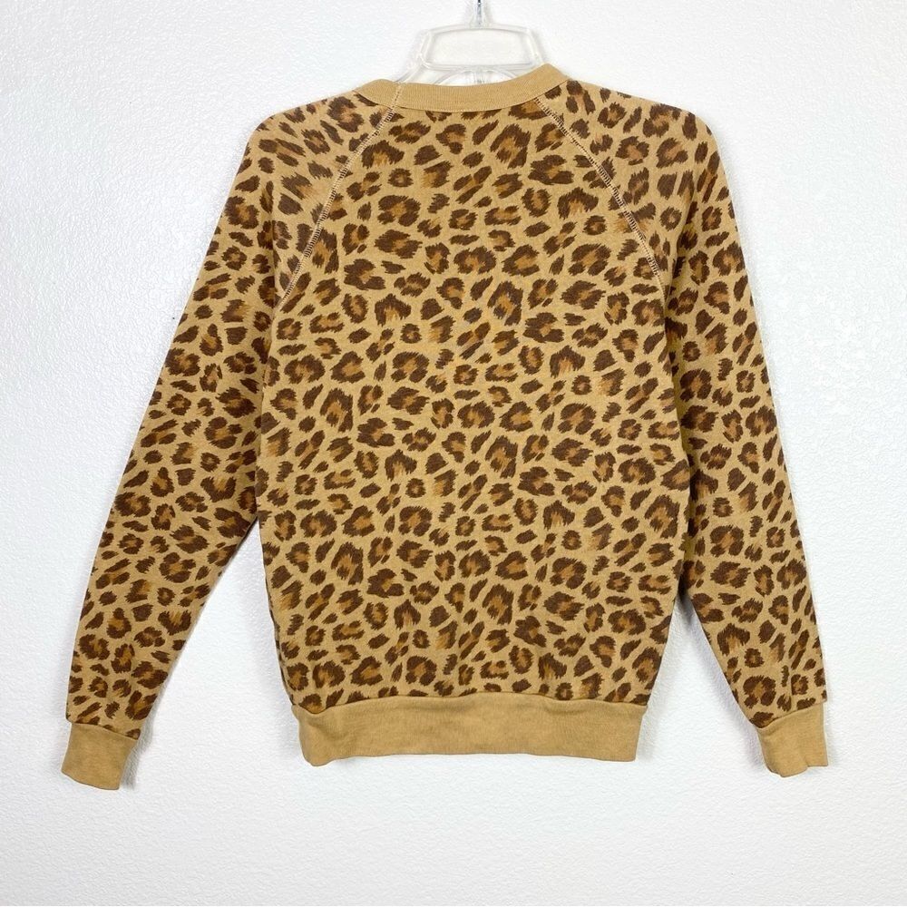 Alternative Tan & Brown Cheetah Print Sweatshirt Sweater - Picture 2 of 4